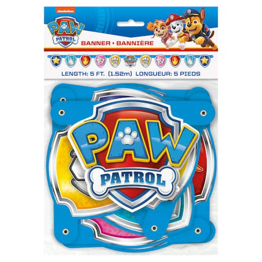 5ft. PAW Patrol Birthday Banner